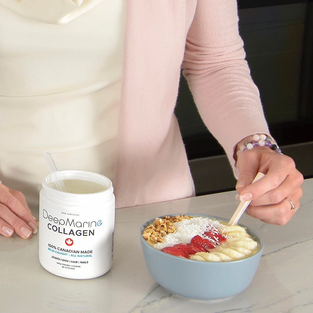 Free frother with purchase of 100% Pure, Canadian-Made Marine Collagen Peptides – 120 Day Supply