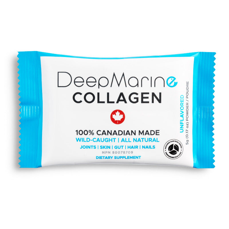 Free single serve sachets with purchase of 100% Pure, Canadian-Made Marine Collagen Peptides - 120 Day Supply