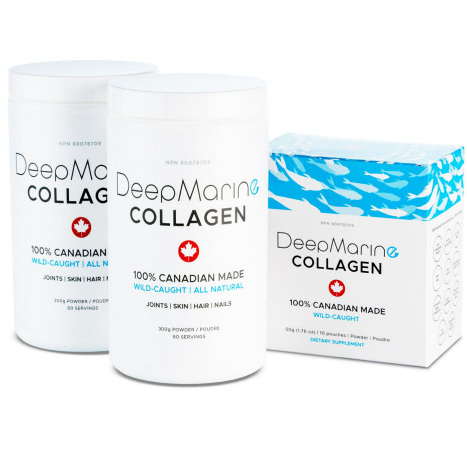 Free single serve sachets with purchase of 100% Pure, Canadian-Made Marine Collagen Peptides - 120 Day Supply